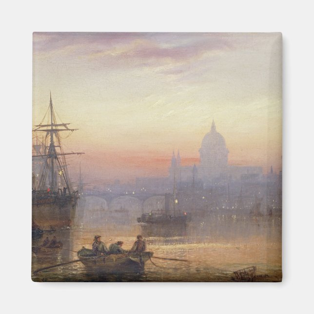 Íman A Piscina de Londres no Sundown, 1876 (Frente)