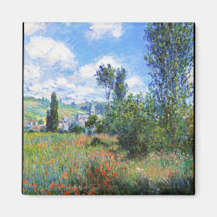 Íman A pista na papoila coloca St Martin Claude Monet