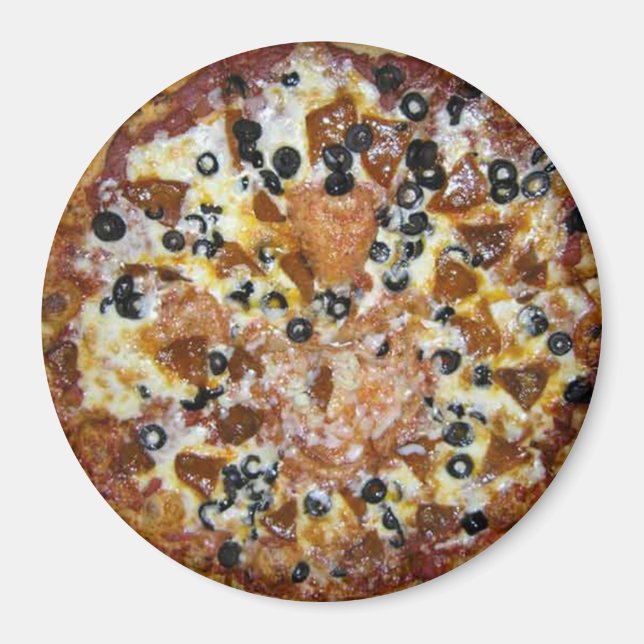 Íman A pizza de trabalho (Frente)