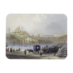 Íman A ponte de flutuação, Istambul, gravada por J.C.