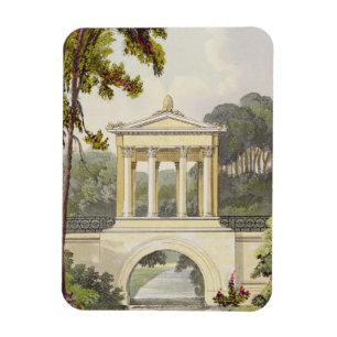 Íman A ponte do templo, do repositório de Ackermann 'd