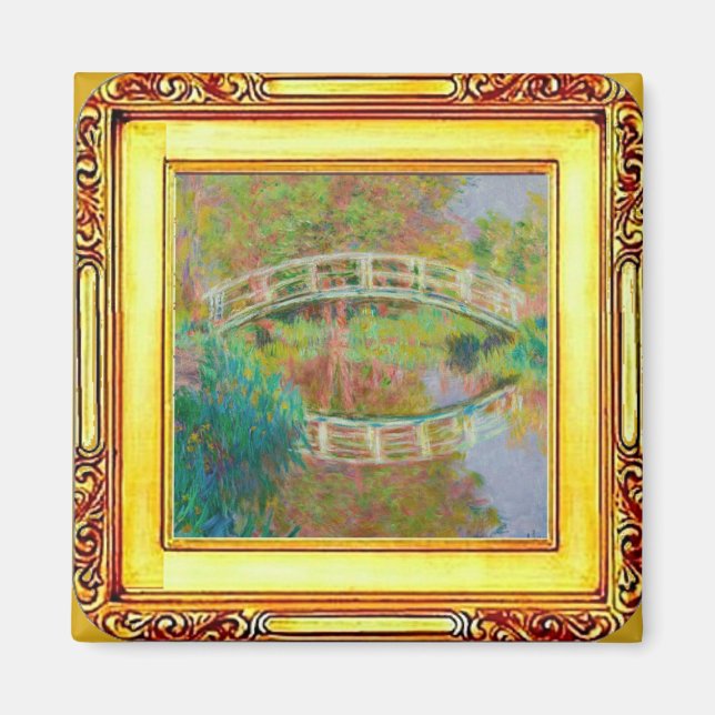 Íman A Ponte Japonesa, Monet, Ímã (Frente)