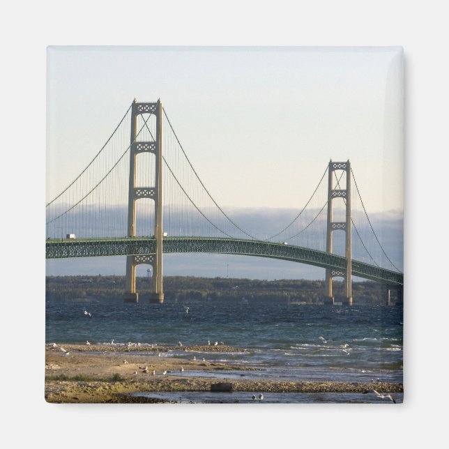 Íman A Ponte Mackinac atravessando os Estreitos de 4 (Frente)