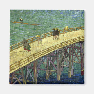 Íman A Ponte na Chuva (depois de Hiroshige) Van Gogh