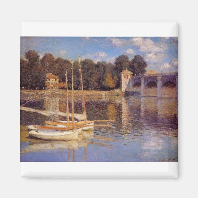 Íman A ponte no Argenteuil Claude Monet (Frente)