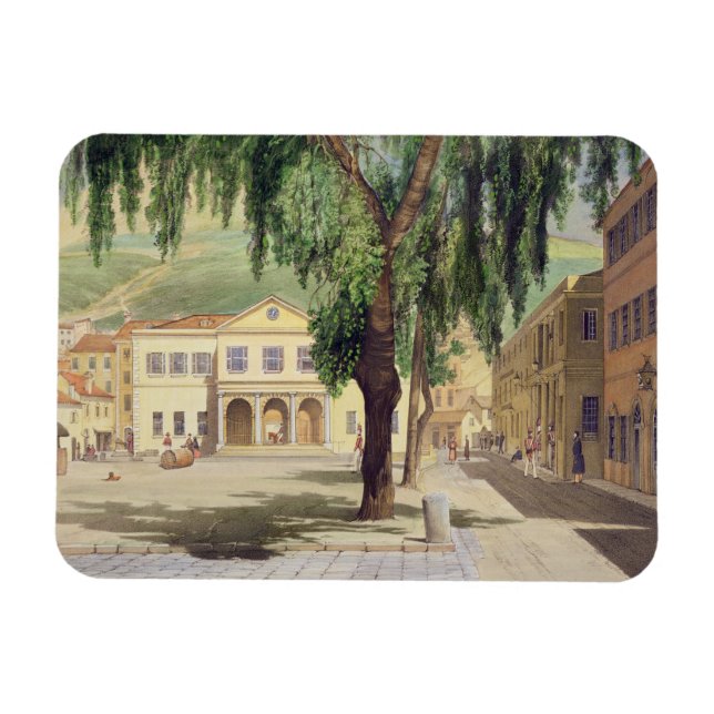 Íman A praça comercial, a Biblioteca Comercial e a (Horizontal)
