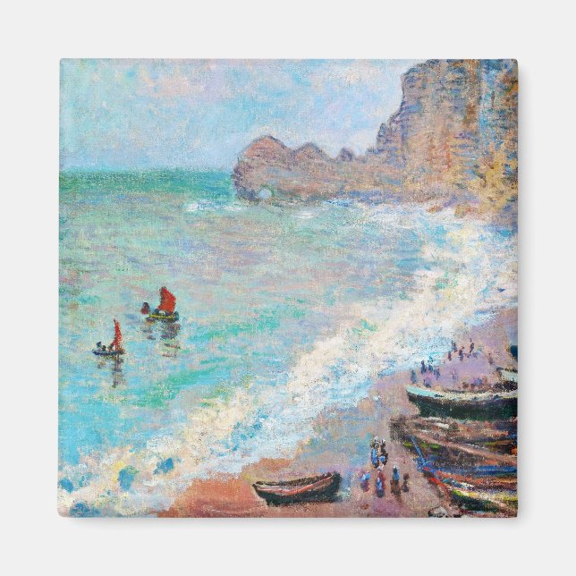 Íman A praia de Etretat Claude Monet (Frente)