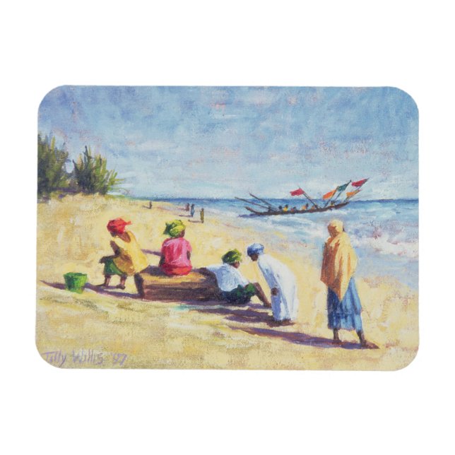 Íman A praia em Abene Senegal, 1997 (Horizontal)