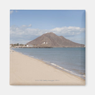 Íman A praia em San Felipe no mar de Cortez