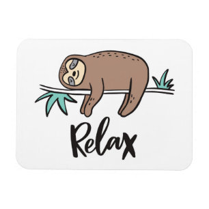 Íman A preguiça diz relaxa