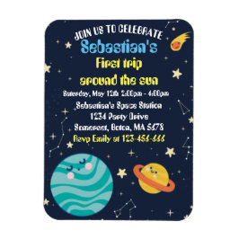 Íman A Primeira Viagem Do primeiro aniversario Espacial