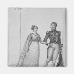 Íman A princesa Charlotte de Wales e de príncipe