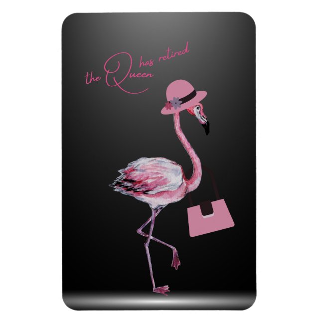 Íman A Rainha Aposentou O Chic Pink Flamingo (Vertical)
