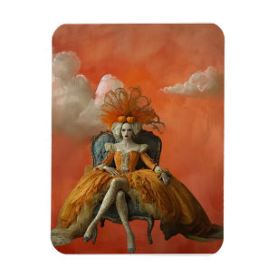 Íman A Rainha da Abóbora Arte surreal