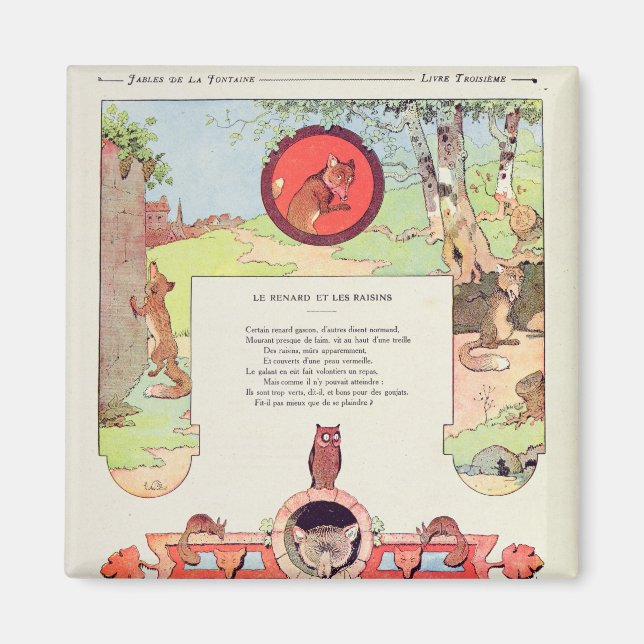 Íman A raposa e as uvas (Frente)