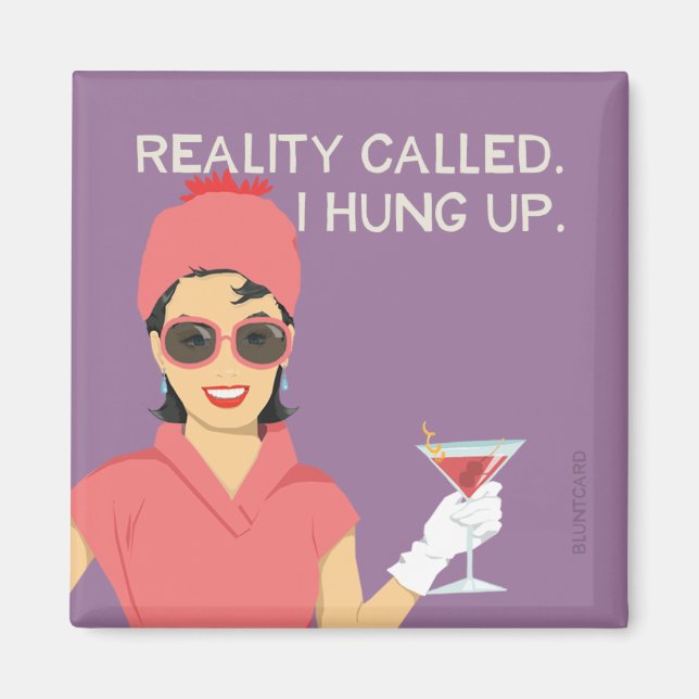 Íman A realidade ligou, desliguei. (Frente)