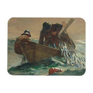 Íman A rede dos arenques, 1885 (óleo em canvas)