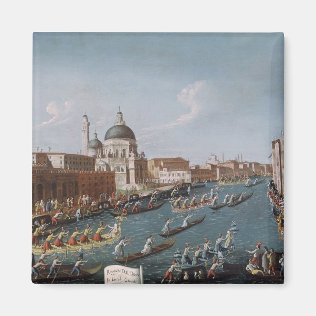 Íman A Regata das Mulheres no Grande Canal, Veneza (Frente)