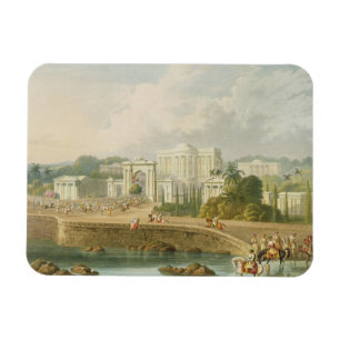 Íman A residência britânica em Hyderabad em 1813, de