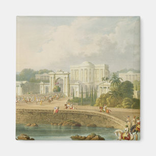 Íman A residência britânica em Hyderabad em 1813, de 