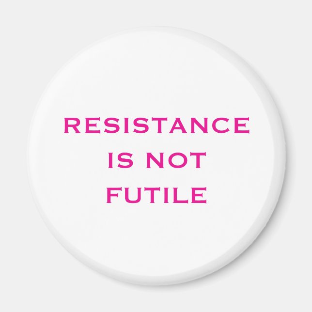 Íman A resistência não é inútil (Frente)