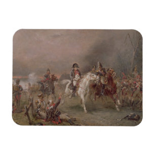 Íman A retirada de Napoleon (óleo em canvas)
