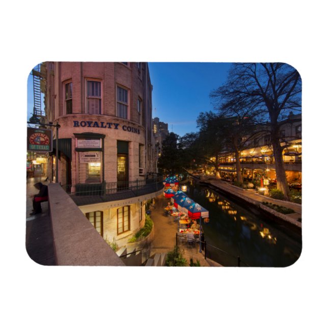 Íman A Riverwalk No Dusk No Centro San Antonio 2 (Horizontal)