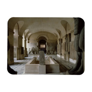 Íman A sala Assyrian no Louvre em Paris (foto)