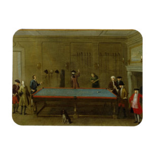 Íman A sala de bilhar (óleo em canvas)