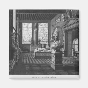 Íman A sala do século XVI, monumentos do DES de Musee