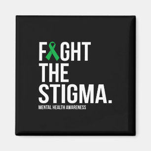 Íman A saúde mental da fita verde-estigma
