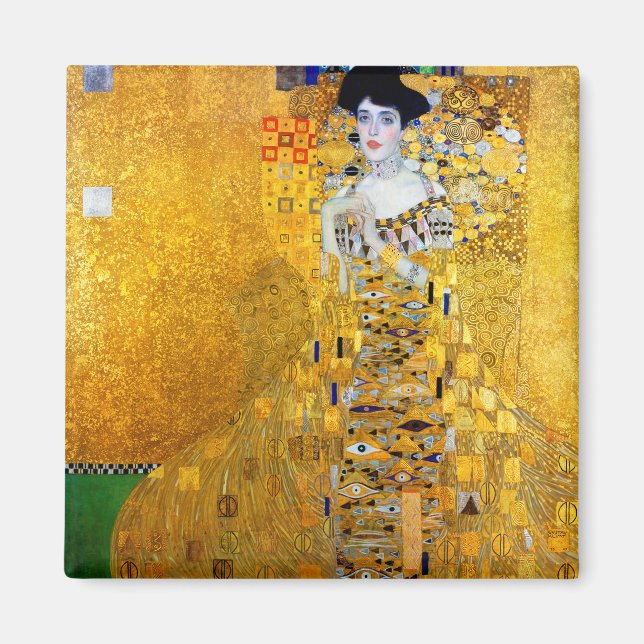 Íman A Senhora do Dourado, Gustav Klimt (Frente)