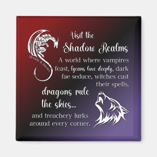 Íman A Shadow Realms Brenda K Davies Magnet