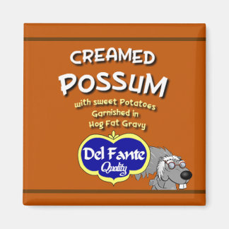 Íman A sopa de Possum pode rotular o ímã
