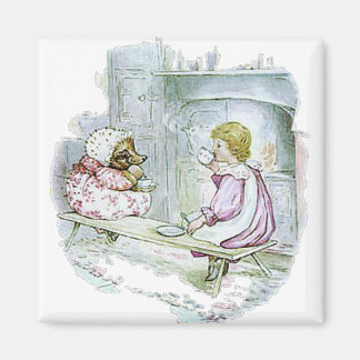 Íman A Sra. Tiggy-Winkle fez à Lucie uma xícara de chá