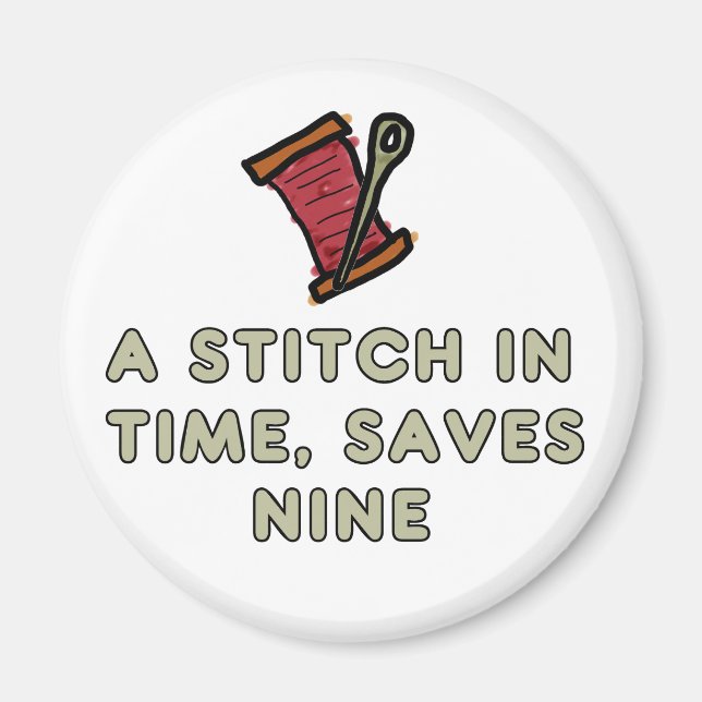 Íman A Stitch In Time (Frente)
