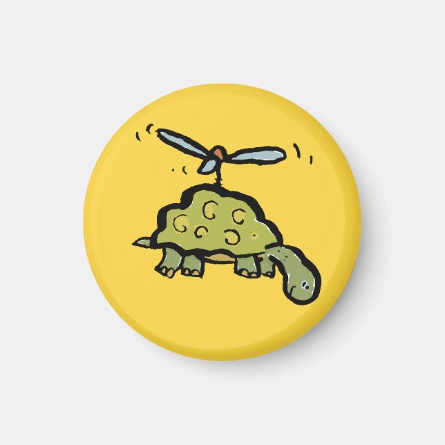 Íman a tartaruga helicóptero (Frente)
