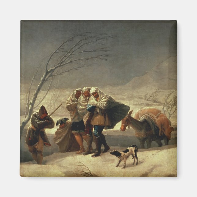 Íman A tempestade de neve, 1786-87 (Frente)