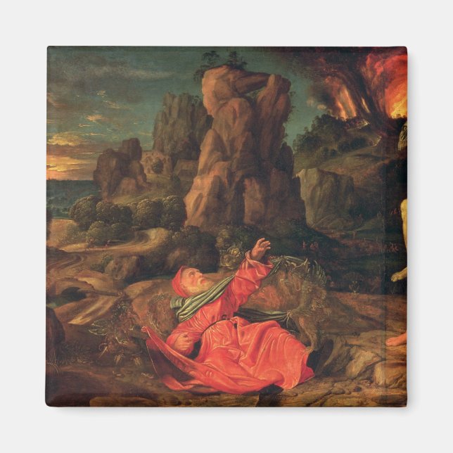 Íman A tentação da Rua. Anthony, c.1530 (Frente)
