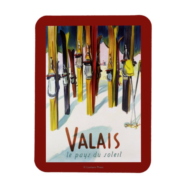 Íman A Terra do Sol - Pássaros em Neve (Vertical)