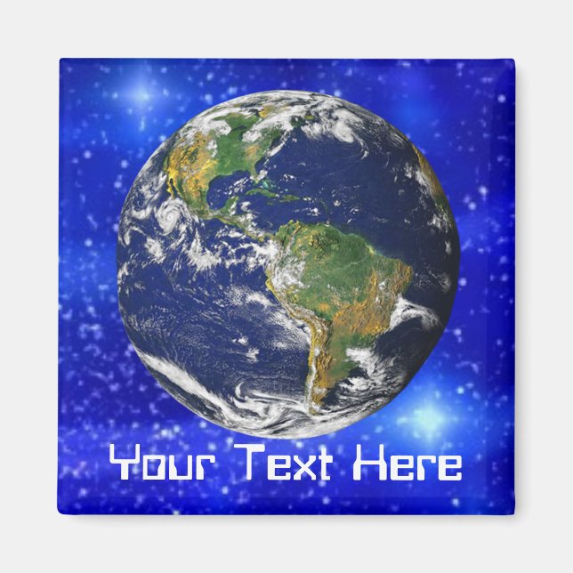 Íman A Terra no ímã espacial (Frente)