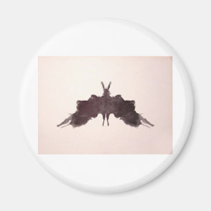 Íman A tinta do teste de Rorschach borra a traça do