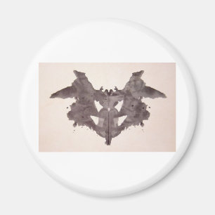 Íman A tinta do teste de Rorschach borra o bastão da