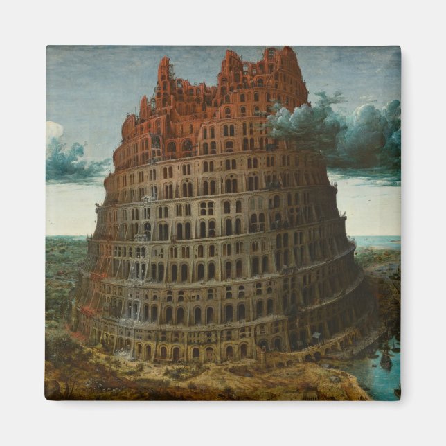 Íman A Torre de Babel (por Pieter Bruegel, o Velho) (Frente)