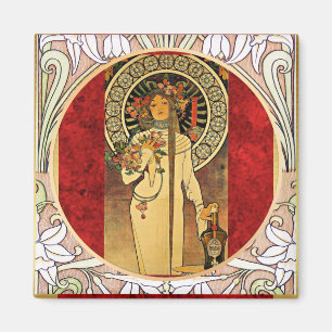 Íman A Trappistina de Alphonse Mucha