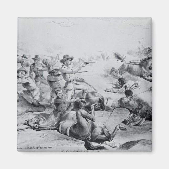 Íman A Última Batalha do General Custer (Frente)