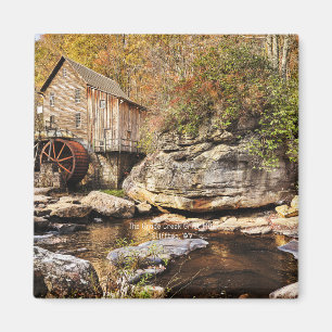Íman A Usina Grist Glade Creek, Clifftop, WV,