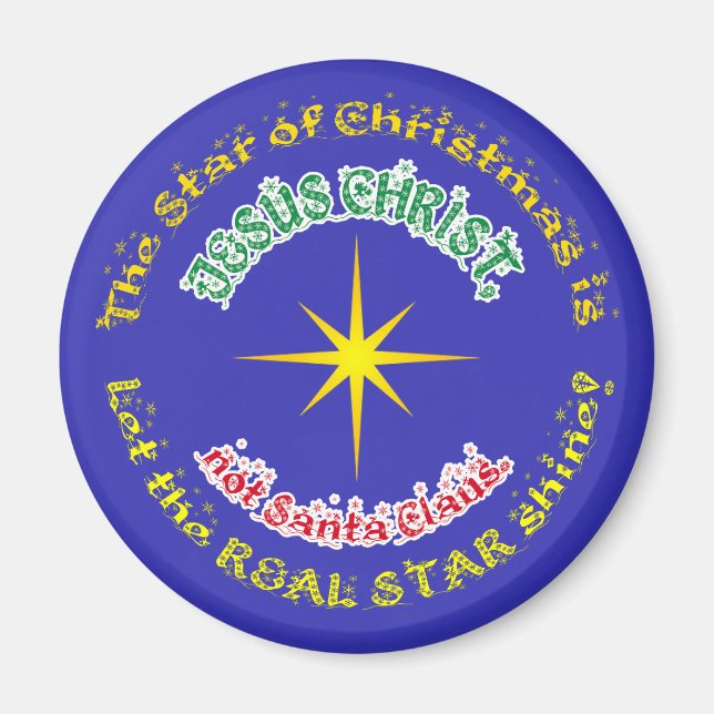 Íman A verdadeira estrela do Natal (Frente)