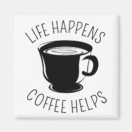 Íman A Vida Acontece, Café Ajuda O Magneto Gráfico