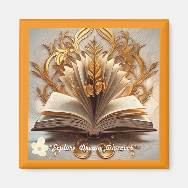 Íman "A vida bookish" (Frente)